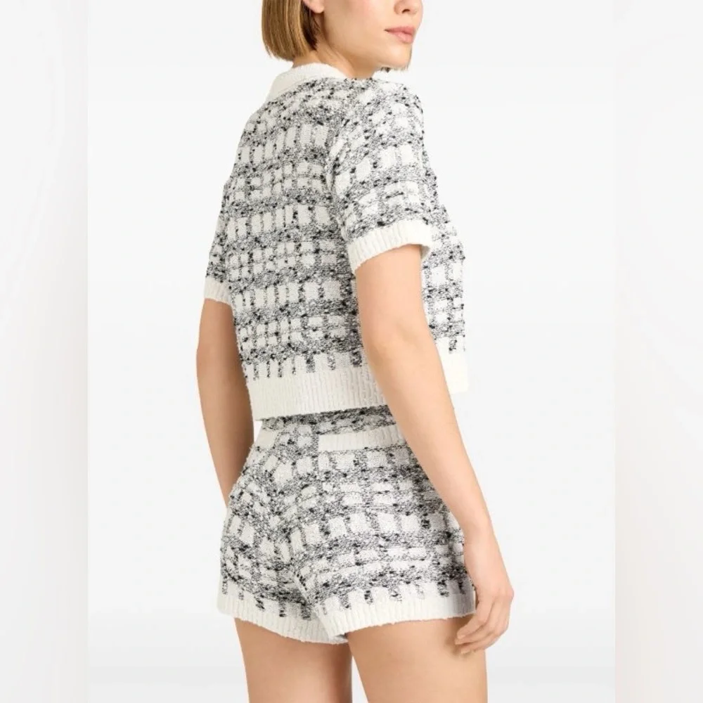 NWT $345 Cinq à Sept Adalee Short-Sleeve Cardigan